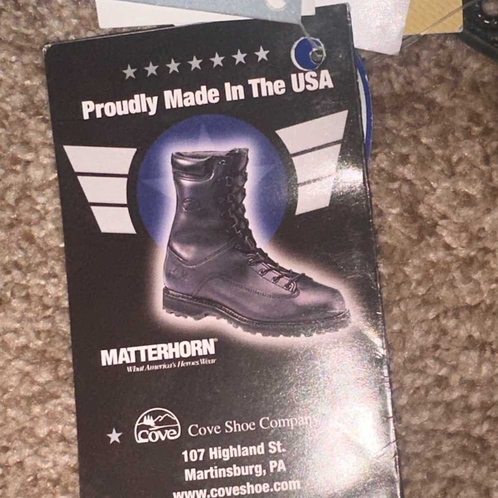 Matterhorn Women's Black Combat Boots